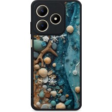 BG AKSESUAR Realme C61 Uyumlu Kabuk Desenli Kamera Korumalı Darbelere Dayanıklı Kılıf
