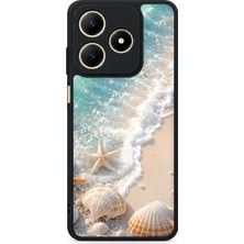 BG AKSESUAR Realme C61 Uyumlu Kumsal Desenli Kamera Korumalı Darbelere Dayanıklı Kılıf