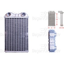 Mini Mını Cooper R50 R53 R52 Cabrio 2001-2008 Uyumlu Kalorifer Radyatörü