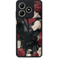 BG AKSESUAR Realme C61 Uyumlu Kafatası Desenli Kamera Korumalı Darbelere Dayanıklı Kılıf