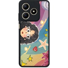 BG AKSESUAR Realme C61 Uyumlu Lilyum Desenli Kamera Korumalı Darbelere Dayanıklı Kılıf