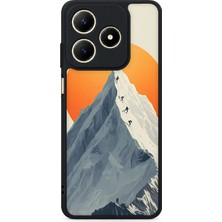 BG AKSESUAR Realme C61 Uyumlu Karlıdağ Desenli Kamera Korumalı Darbelere Dayanıklı Kılıf