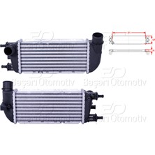 Ford Ka 2008-2016 ve Fiat 500, 500 C 2007 ve Sonrası Uyumlu Turbo Radyatörü (Intercooler)