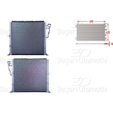 Bmw 3 Serisi E36 1989-2000 Klima Radyatörü 490X432X16