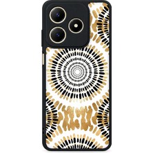 BG AKSESUAR Realme C61 Uyumlu Radyal Desenli Kamera Korumalı Darbelere Dayanıklı Kılıf