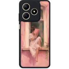 BG AKSESUAR Realme C61 Uyumlu Pencere Desenli Kamera Korumalı Darbelere Dayanıklı Kılıf