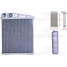 Volkswagen Golf, Caddy, Jetta, Passat, Audi A3, Seat Leon, Skoda Octavia 2004-2013 Uyumlu Kalorifer Radyatörü