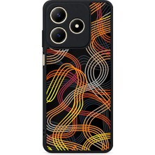 BG AKSESUAR Realme C61 Uyumlu Çizgi Desenli Kamera Korumalı Darbelere Dayanıklı Kılıf