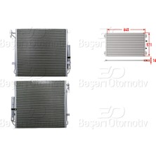 Land Rover Discovery 2004-2009 Klima Radyatörü 640X571X16