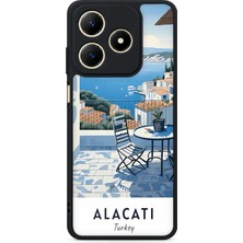 BG AKSESUAR Realme C63 Uyumlu Alaçatı Desenli Kamera Korumalı Darbelere Dayanıklı Kılıf