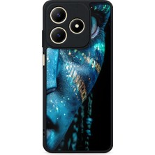 BG AKSESUAR Realme C63 Uyumlu Yüz Desenli Kamera Korumalı Darbelere Dayanıklı Kılıf