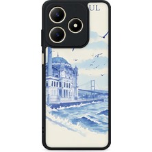 BG AKSESUAR Realme C61 Uyumlu Ortaköy Desenli Kamera Korumalı Darbelere Dayanıklı Kılıf