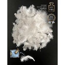 Onaon Kaz Tüyü Dolgu 1 kg - Doğal Hava Geçirgen Yorgan Yastık Malzemesi