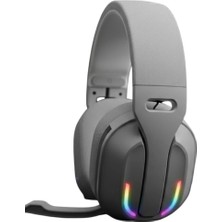 Akıllı Bayi Kablosuz Bluetooth Kulaklık Rgb Işıklı Mikrofonlu Stereo Kulaküstü Kulaklık Aby