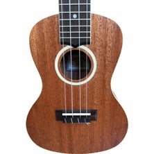 4-String Ukulele, Siyah, Krom (LU21-C)