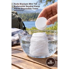 Yenilig 30 Adet Sıkıştırılmış Havlu – Suda Büyüyen Mini Tek Kullanımlık Seyahat Kamp Piknik Disposable Towel