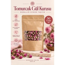 Rosess 50 g Doğal Kurutulmuş Gül Tomurcuğu Aromatik ve Katkısız Bitki Kullanımı İçin İdeal
