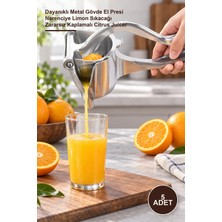 Yenilig 5 Adet Metal Meyve Sıkacağı – Dayanıklı Metal Gövde El Presi Narenciye Limon Sıkacağı Zararsız Kaplamalı Citrus Juicer