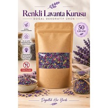 Rosess Renkli Lavanta Kurusu 50 gr – Dekoratif Kuru Lavanta Çiçeği | Yoğun Kokulu