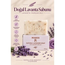 Rosess Doğal Lavanta Sabunu | Cilt Arındırıcı ve Ferahlatıcı Sabun 100 g