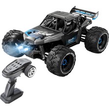 Uzaktan Kumandalı Metal Gövde 50 Km Hız Yapan 4x4 Off-Road Arazi Aracı Şarjlı 1400 Mah (Mavi)