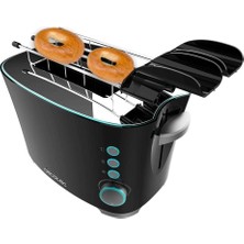 Dikey Tost Makinesi Tost ve Tat Double B. 650 W Güç, 2 Kızarmış Ekmek Için Çift Koltuk, Otomatik Kapatma ve Pop-Up, Kırıntı Toplayıcı, Ekstra Yükseklik Sistemi, Kendinden Merkezleme, Cımbız