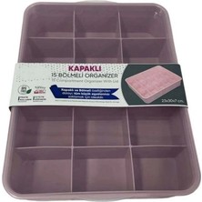 Nemere Kapaklı 15 Bölmeli Organizer