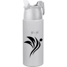 Eco Port Kilitlenebilen Matara Güvenlikli Suluk Sporcu Matarası Spor Su Şişesi Içecek Şişesi 700ML (5