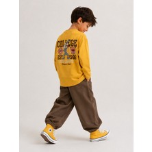 Balkabağı Collegehardaloversize Çocuk Tişört(2-9 Yaş)