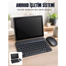 Nemere İthalat Android Tablet Bluetooth Klavye Mouse Seti Sım Kart Girişi Kablosuz Bağlantı ve Günlük Kullanı