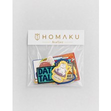Homaku Laptop Telefon Ajanda Etiket Seti - 15 Parça Sticker