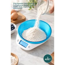 Yenilig 3 Adet Dijital Mutfak Terazisi – 5 kg Kapasiteli Dijital Gösterge, Ev ve Profesyonel Mutfak Kullanımı, Kitchen Scale, Digital Scale