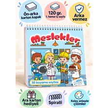 Düş Atlası Meslekler Boyama Kitabı | Çocuklar ve Yetişkinler Için