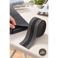 Yenilig 10 Adet Kendinden Yapışkanlı Pantolon Kıvırma Şeridi – Polyester, Ithal Sıcakta Eriyen Yapışkan, Dikişsiz Onarım ve Kenar Düzeltme, Iron-On Hem Tape