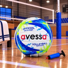 Muon Sports Çocuk ve Gençlere Özel Hybrid Model Pompa Hediyeli 300 gr Yapıştırma Voleybol Topu