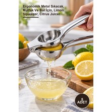 Yenilig 5 Adet Paslanmaz Çelik Limon Sıkacağı – Ergonomik Metal Sıkacak, Mutfak ve Bar Için, Limon Squeezer, Citrus Juicer