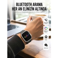 Birsence Yeni Nesil 3 Kordonlu Kol Saati 49 mm Amoled Ekran Akıllı Saat