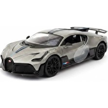 Halley Oyuncak RW8343 1:43 Bugatti Divo Çek Bırak Araba Lisanslı Metal Model Araba