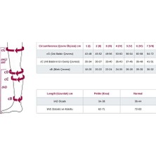 Birsence Mediven Cotton Dizaltı Varis Çorabı - Ccl2 - Burnu Kapalı - Kaşmir - 4 Numara