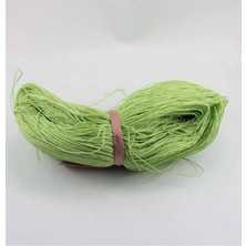 Birsence Fıstık Yeşili Renk Çile Kağıt Ip Çanta Ipi Supla Ipi No:40 - (550-600 Gr)