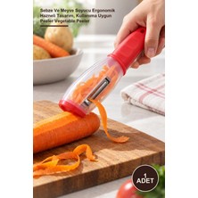 Yenilig 1 Adet Hazneli Soyacak – Sebze ve Meyve Soyucu Ergonomik Hazneli Tasarım, Kullanıma Uygun Peeler Vegetable Peeler