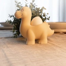 Birsence 3D Baskı Dinozor Yumurtalık - Sevimli Eggosaurus Yumurta Tutucu-Bej