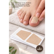 Yenilig 3 Adet Ayak Tırnağı Onarım Yaması – Kolay Uygulanan Tırnak Yenileme Patch, Parmak ve Ayak Tırnağı Için, Mantar Destekli Nail Repair