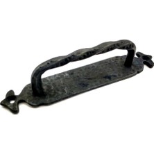 Birsence Antika Tarz Dekoratif Pirinç Burgulu Çekme Kol - 205X33 Mm, Oksit