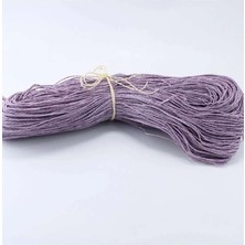 Birsence Eflatun Renk Çile Kağıt Ip Çanta Ipi Supla Ipi No:80 - (550-600 Gr)