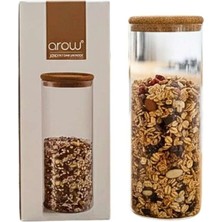 Birsence Uzun Cam Kavanoz 2300 ml