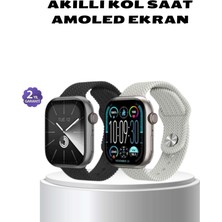 Birsence Akıllı Saat Kablosuz Şarjlı Bluetooth 5.2 Arama Bildirim Sesli Asistan 420 Mah