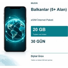 Balkanlar (5+ Alan) Esım Internet Paketi 20 GB 30 Gün