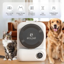 Els Pet Kedi Köpek Tıraş Makinesi (ELS-4392) | 5 I 1 Arada Vakumlu Bakım Çözümü