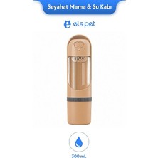 Els Pet Seyahat Mama ve Su Kabı Sarı (Els-Tby) | Taşınabilir ve Kompakt Çözüm